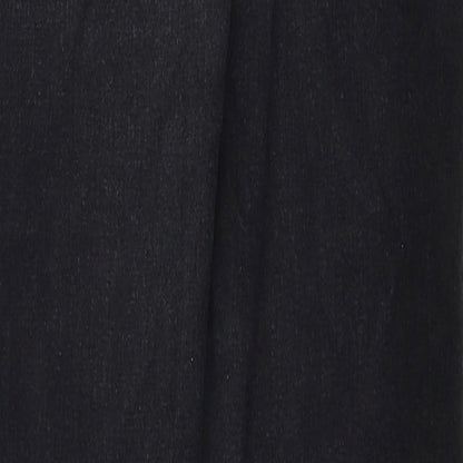 Topshop Womens Black Cotton Jegging Jeans Size 28 in L30 in Regular Zip