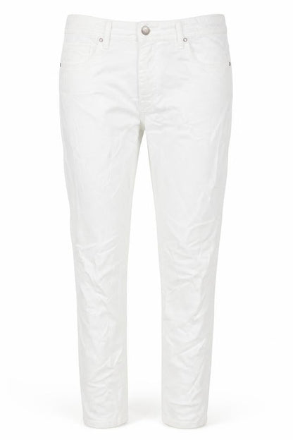 Forever 21 Womens White Cotton Skinny Jeans Size 30 Regular Zip