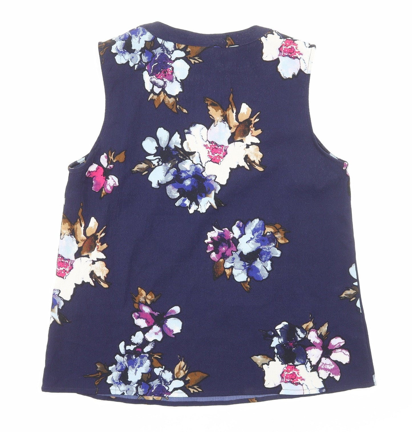 Womens UK Size L VERO MODA Blue Basic Tank