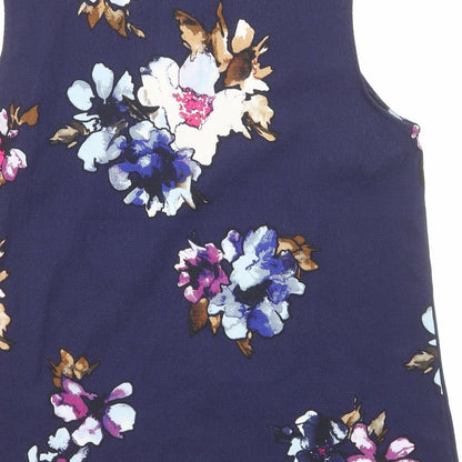 Womens UK Size L VERO MODA Blue Basic Tank