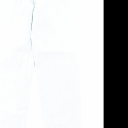 Primark Womens Blue Cotton Straight Jeans Size 6 Regular Zip