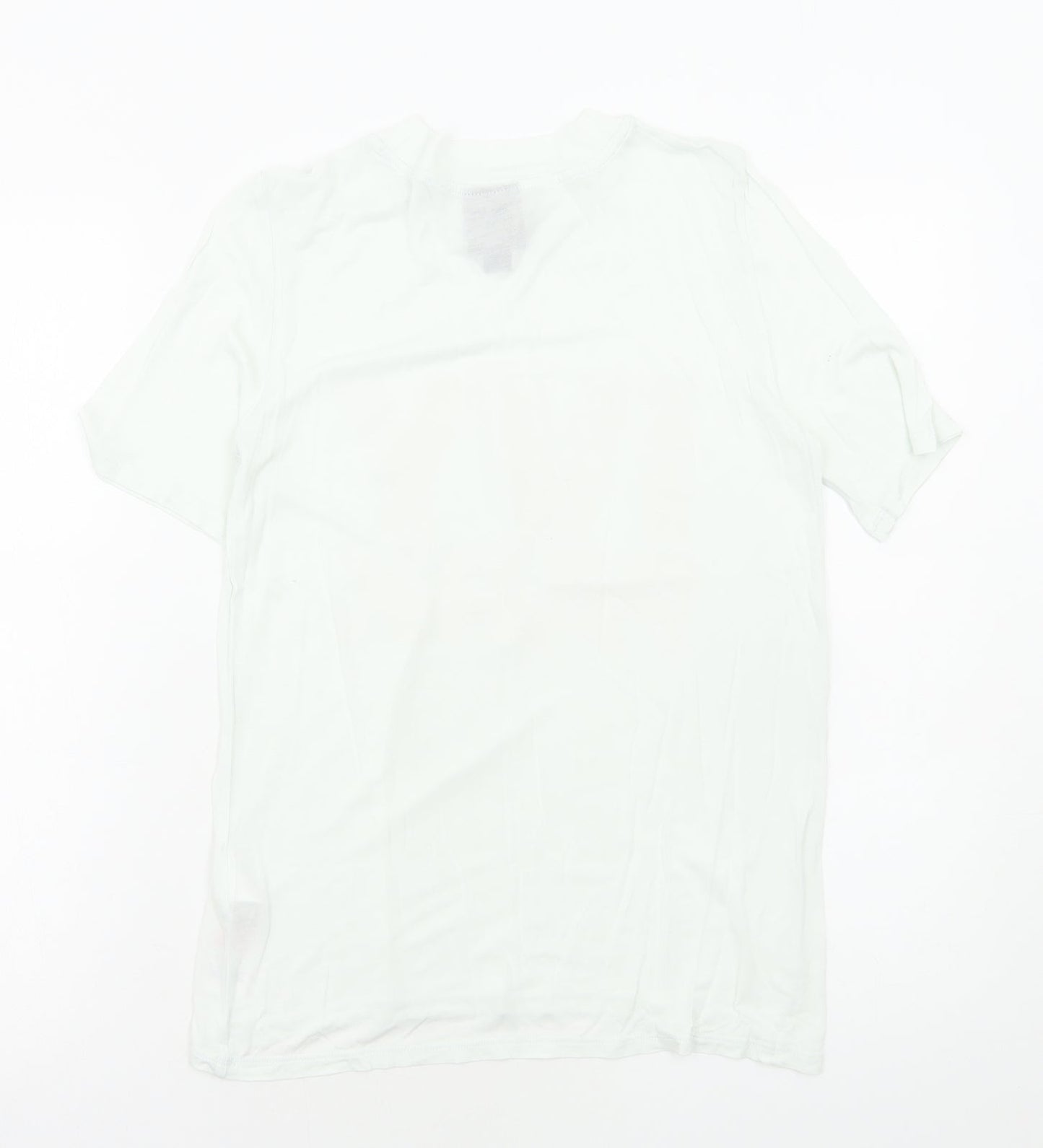 IVY PARK Womens Green Viscose Basic T-Shirt Size S Round Neck