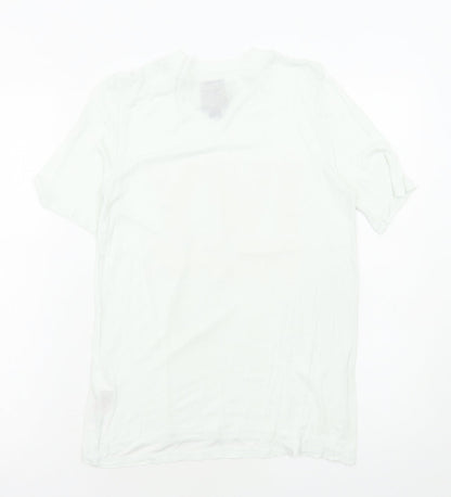 IVY PARK Womens Green Viscose Basic T-Shirt Size S Round Neck
