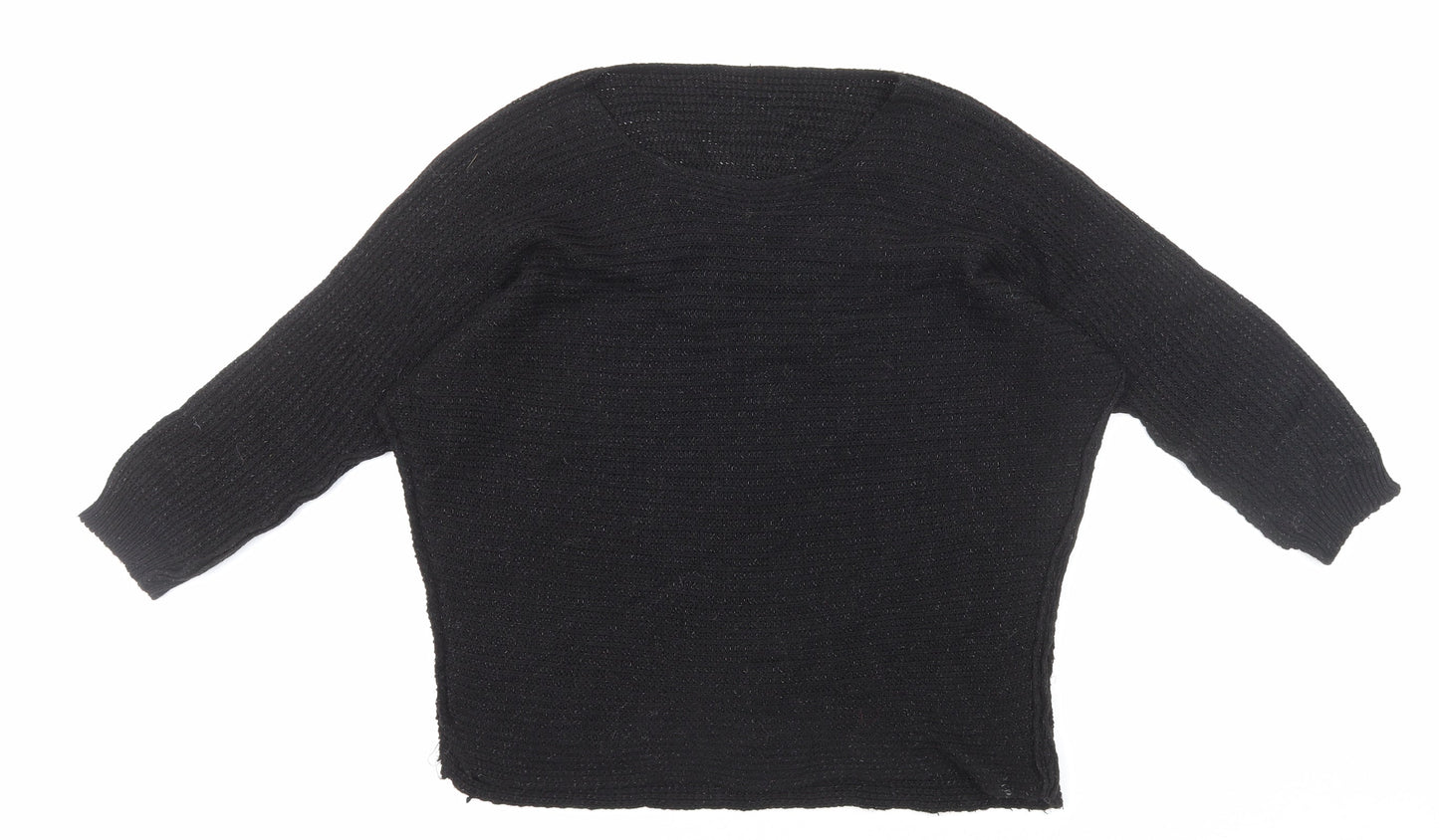 Womens UK Size M Preworn Black Pullover Jumper