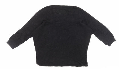 Womens UK Size M Preworn Black Pullover Jumper