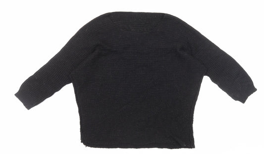Womens UK Size M Preworn Black Pullover Jumper
