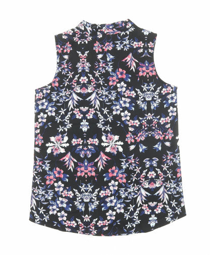 Womens UK Size 10 Kushi Black Basic Blouse