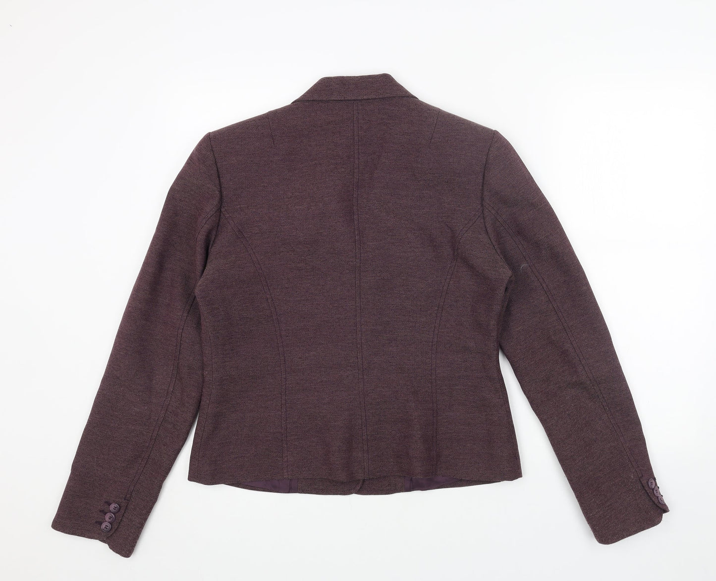 Hennessy Womens Red Polyester Jacket Suit Jacket Size 16