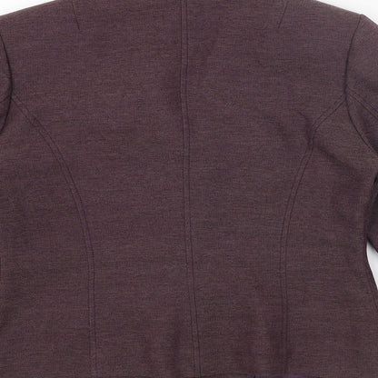 Hennessy Womens Red Polyester Jacket Suit Jacket Size 16
