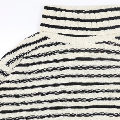 Womens UK Size S H&M White Pullover Jumper