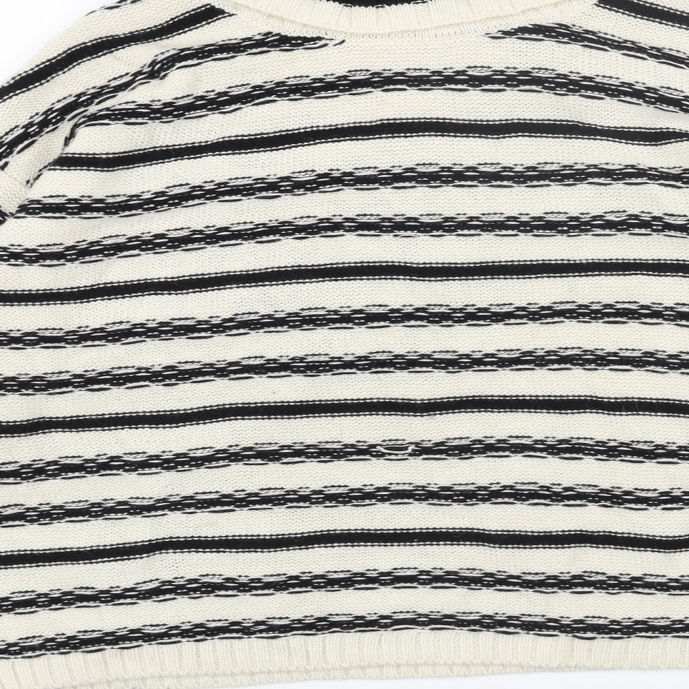 Womens UK Size S H&M White Pullover Jumper