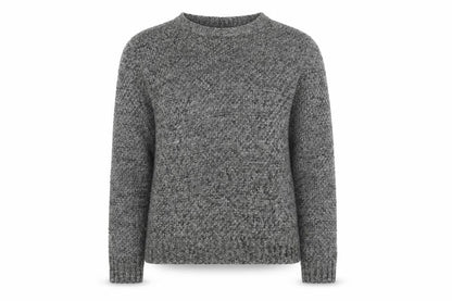 Cedarwood State Womens Grey Round Neck Acrylic Pullover Jumper Size S