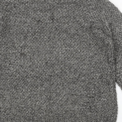 Womens UK Size S Cedar Wood State Grey Pullover Jumper