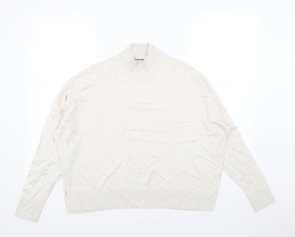 Womens UK Size XS French Connection Beige Pullover Jumper