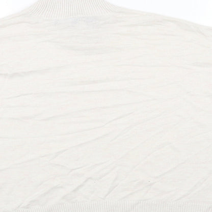 Womens UK Size XS French Connection Beige Pullover Jumper