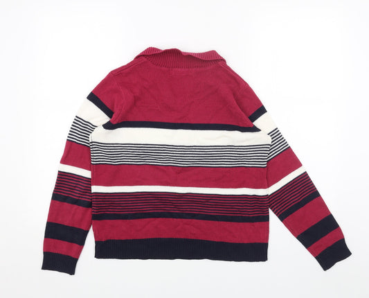 Womens UK Size S EWM Pink Pullover Jumper