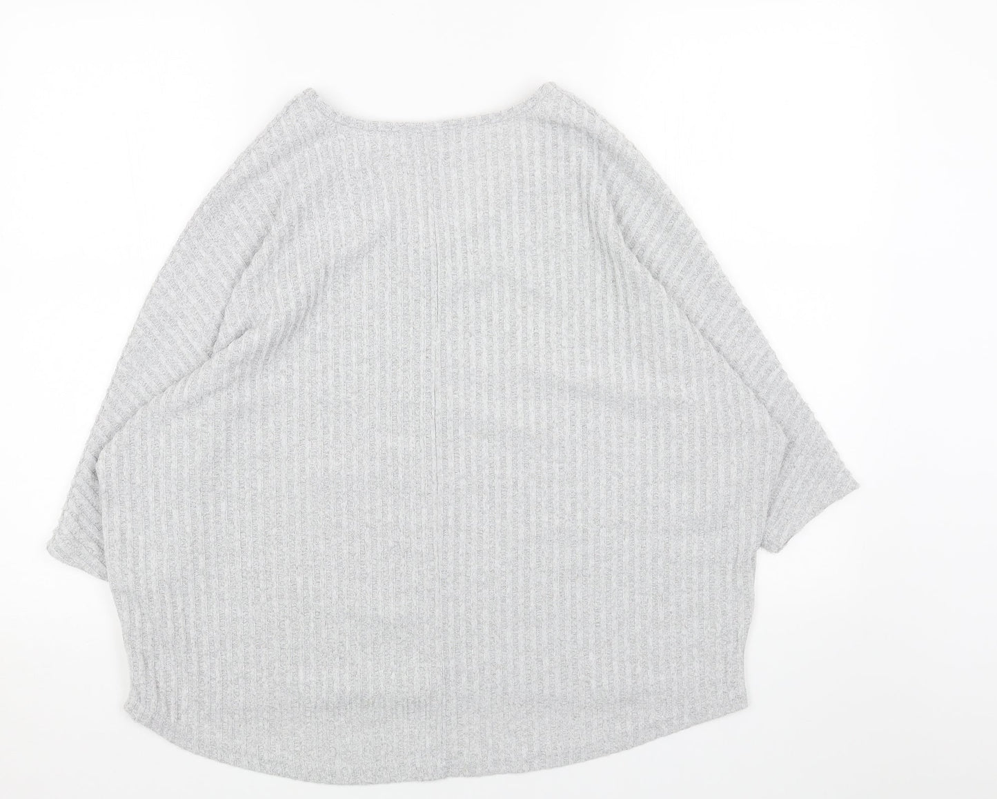 Womens UK Size S New Look Grey Pullover Jumper