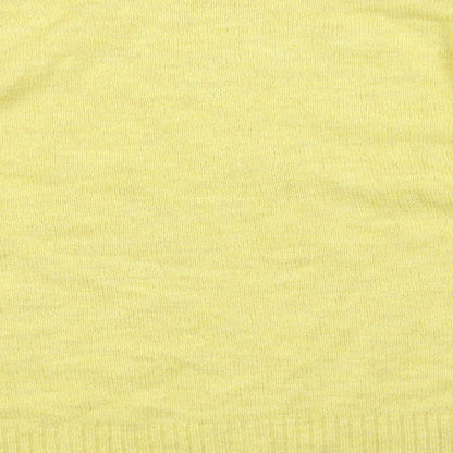 Womens UK Size L NEXT Yellow Pullover Jumper