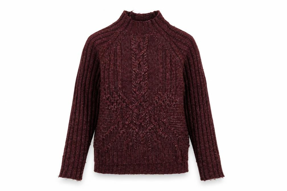Womens UK Size M Gap Red Pullover Jumper