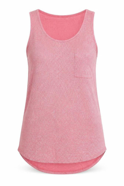 Womens UK Size 12 NEXT Pink Basic Tank