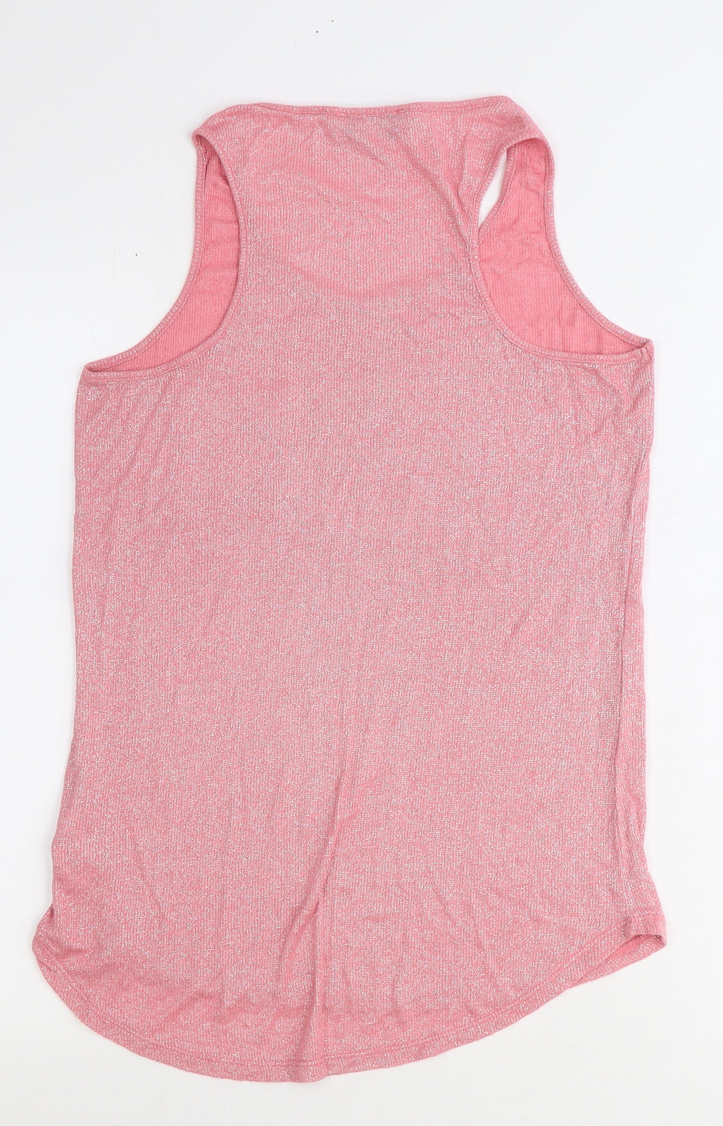 Womens UK Size 12 NEXT Pink Basic Tank