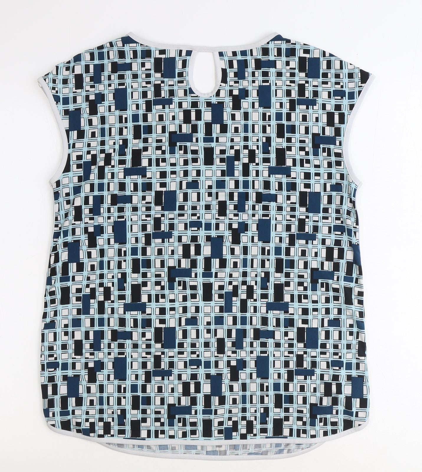 Womens UK Size 10 Savida Blue Basic T-Shirt