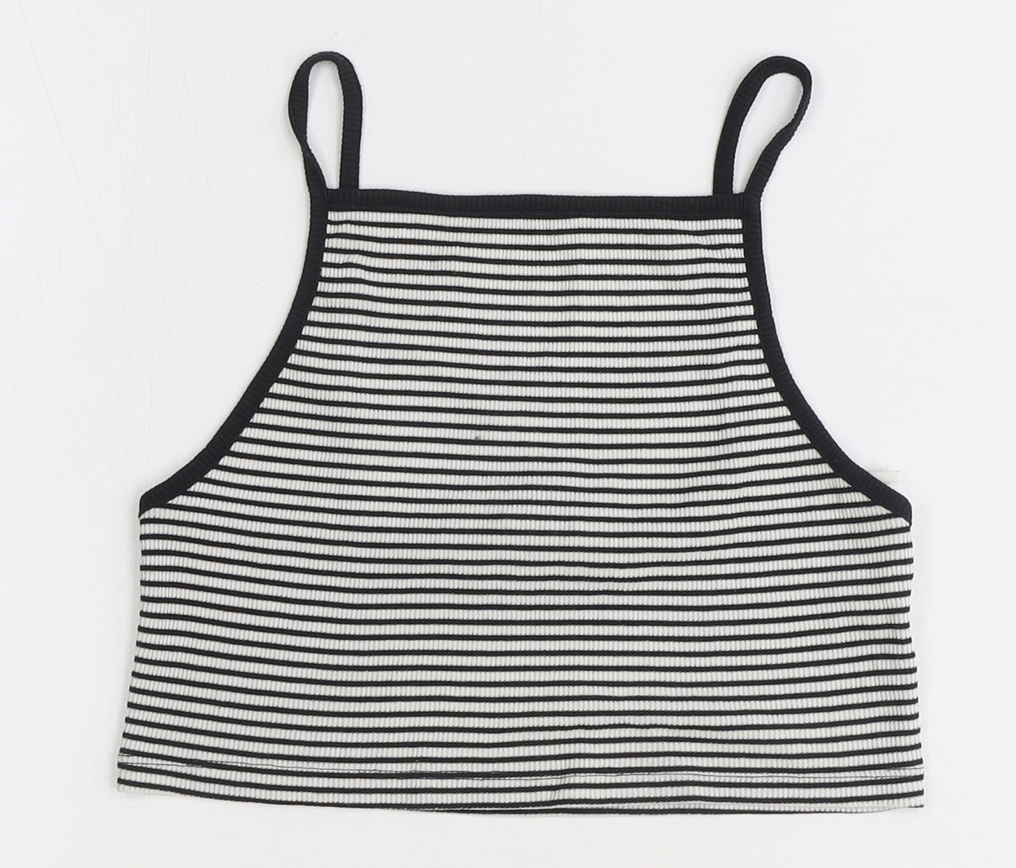 Womens UK Size 12 New Look White Basic Tank