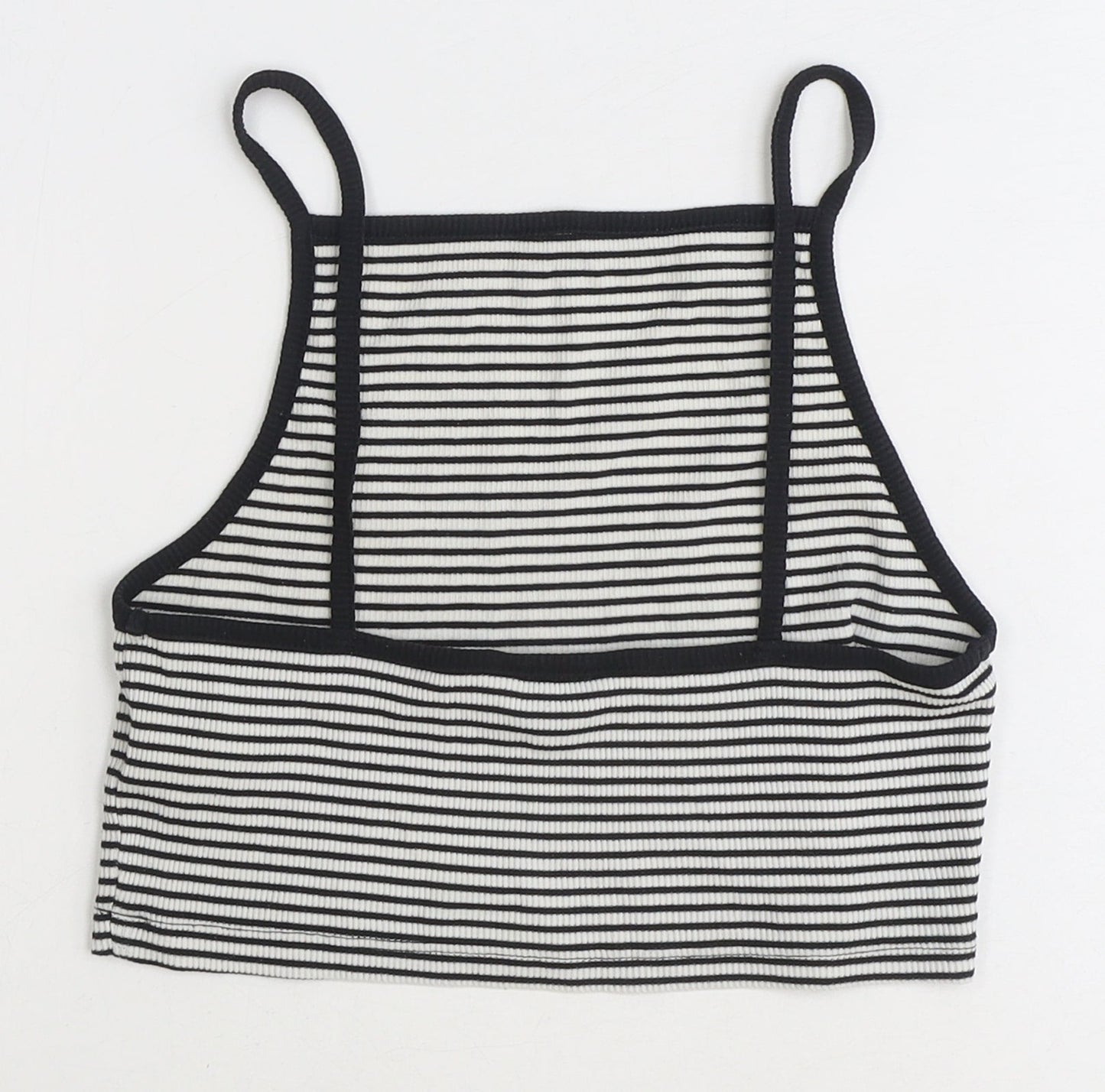 Womens UK Size 12 New Look White Basic Tank