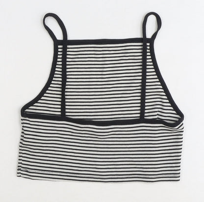 Womens UK Size 12 New Look White Basic Tank