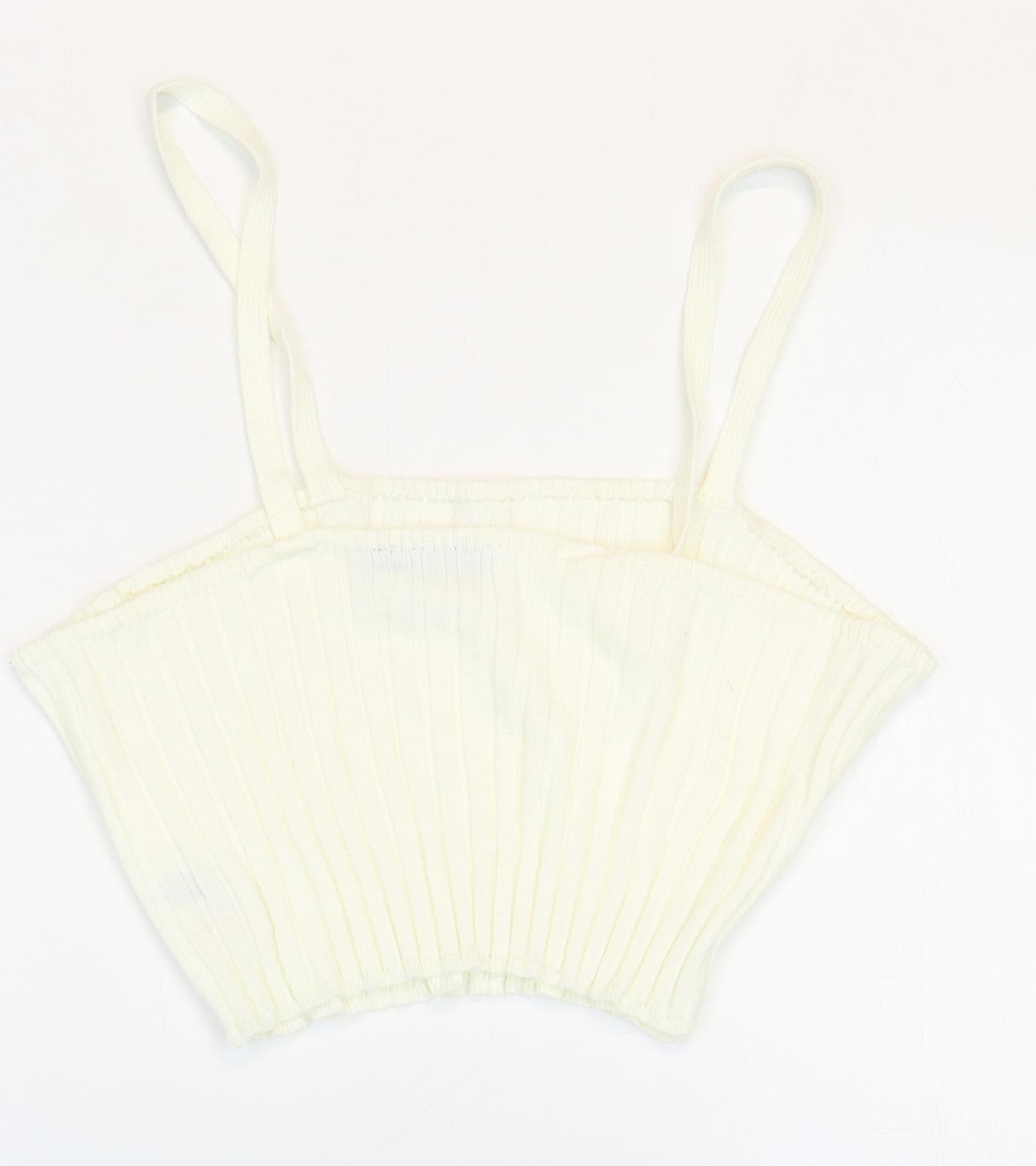 Womens UK Size 20 In the Style White Basic Tank