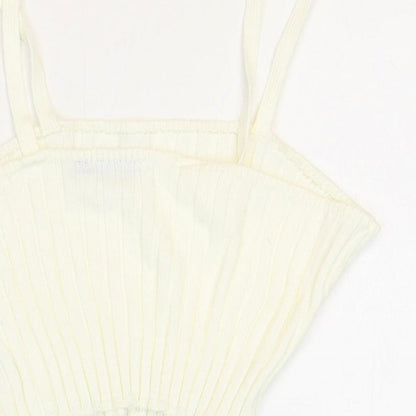 Womens UK Size 20 In the Style White Basic Tank