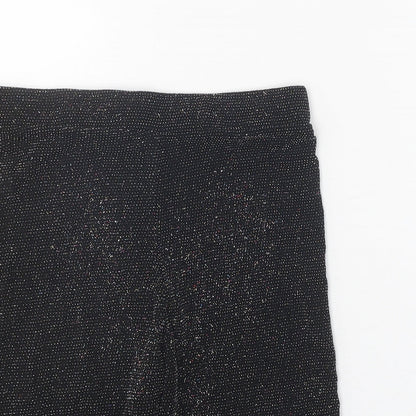 Urban Outfitters Womens Black Geometric Polyamide Compression Shorts Size S Regular Pull On