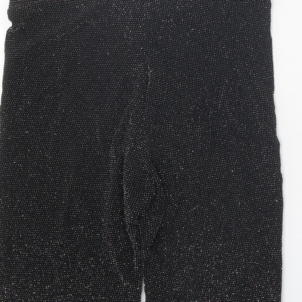 Urban Outfitters Womens Black Geometric Polyamide Compression Shorts Size S Regular Pull On