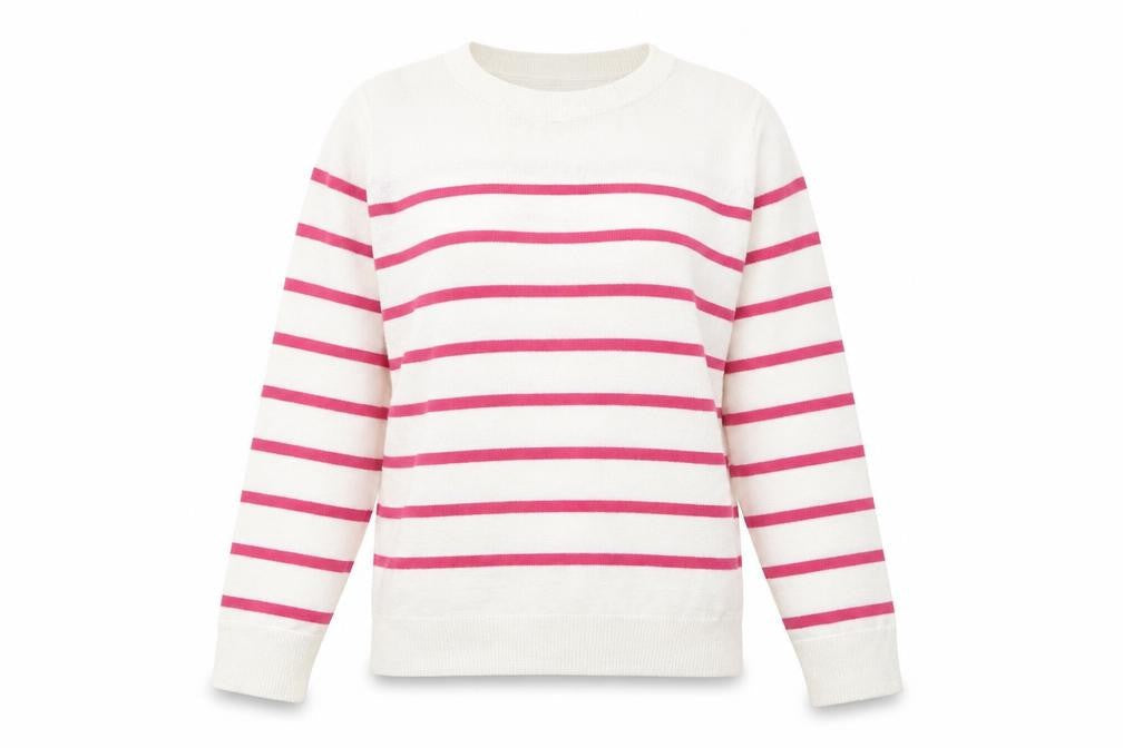 Womens UK Size 10 Marks and Spencer White Pullover Jumper