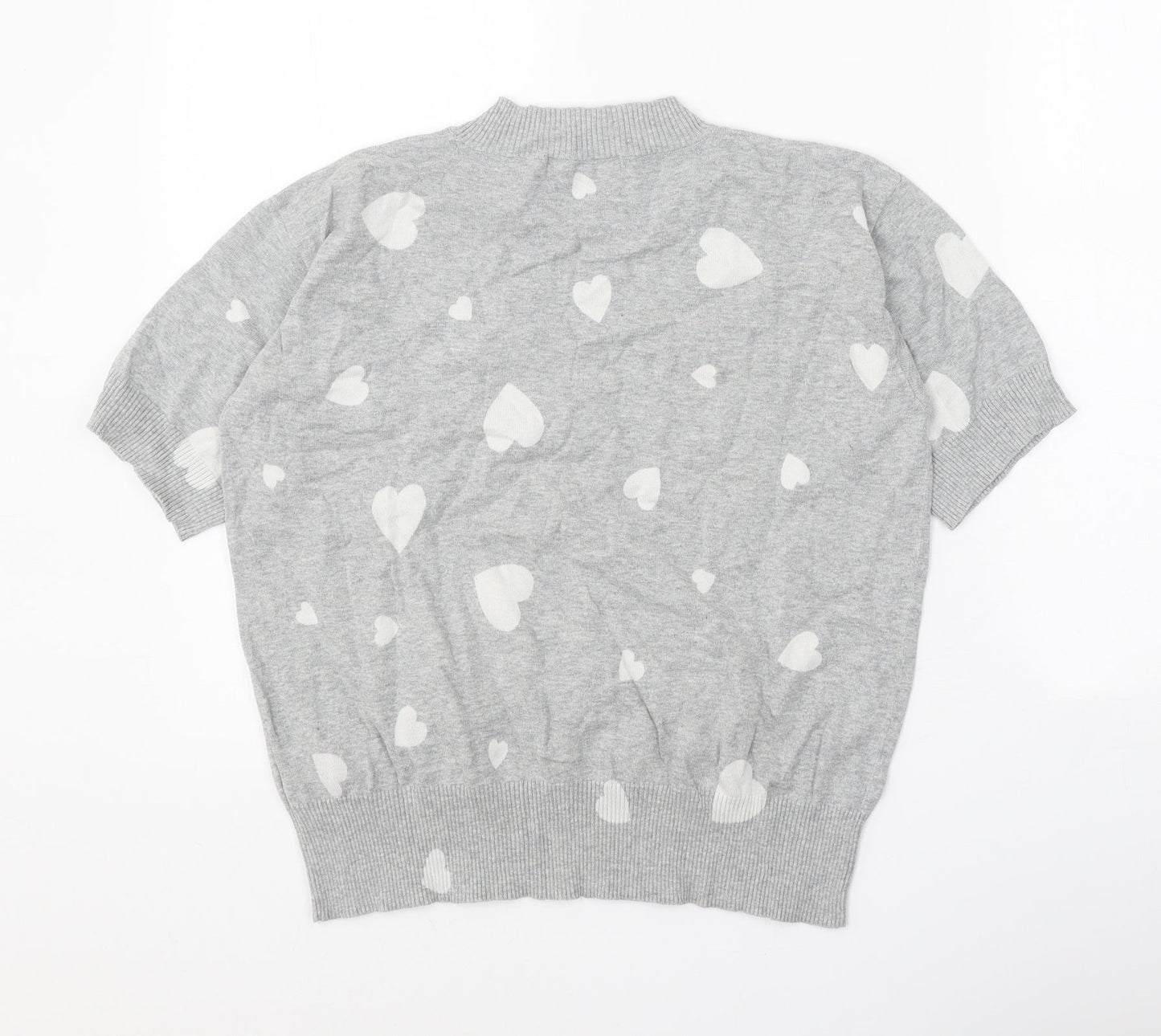 Womens UK Size S Marks and Spencer Grey Pullover Jumper