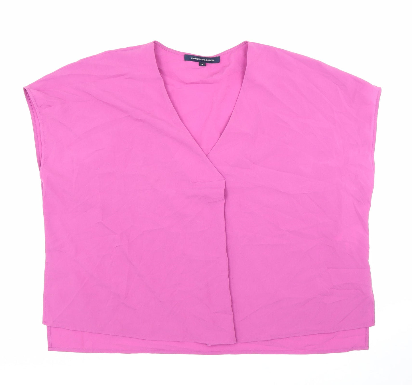 Womens UK Size M French Connection Pink Basic Blouse
