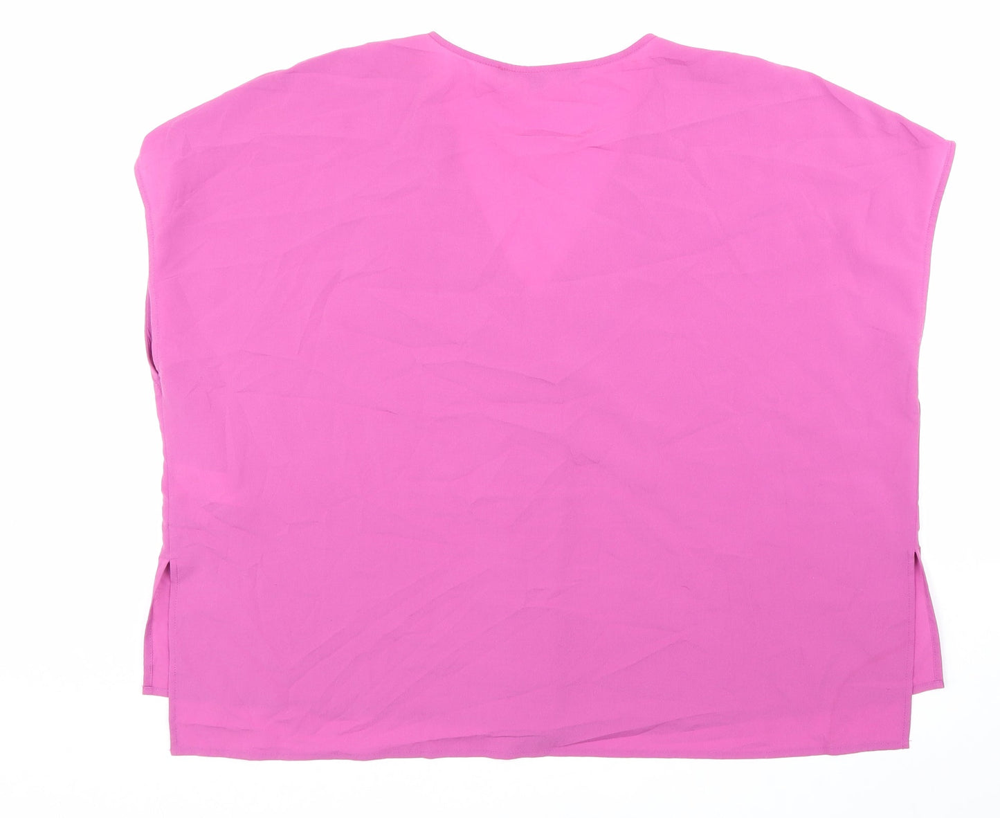 Womens UK Size M French Connection Pink Basic Blouse
