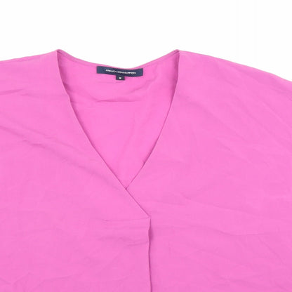Womens UK Size M French Connection Pink Basic Blouse