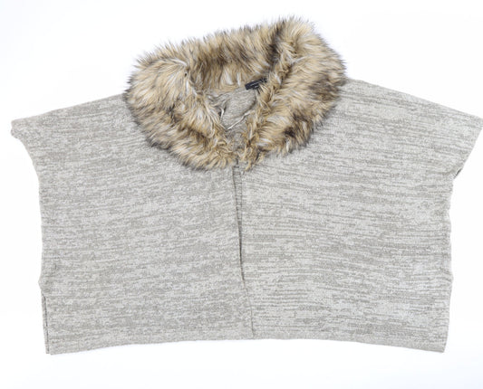 Womens UK Size One Size Atmosphere Beige Cardigan Jumper