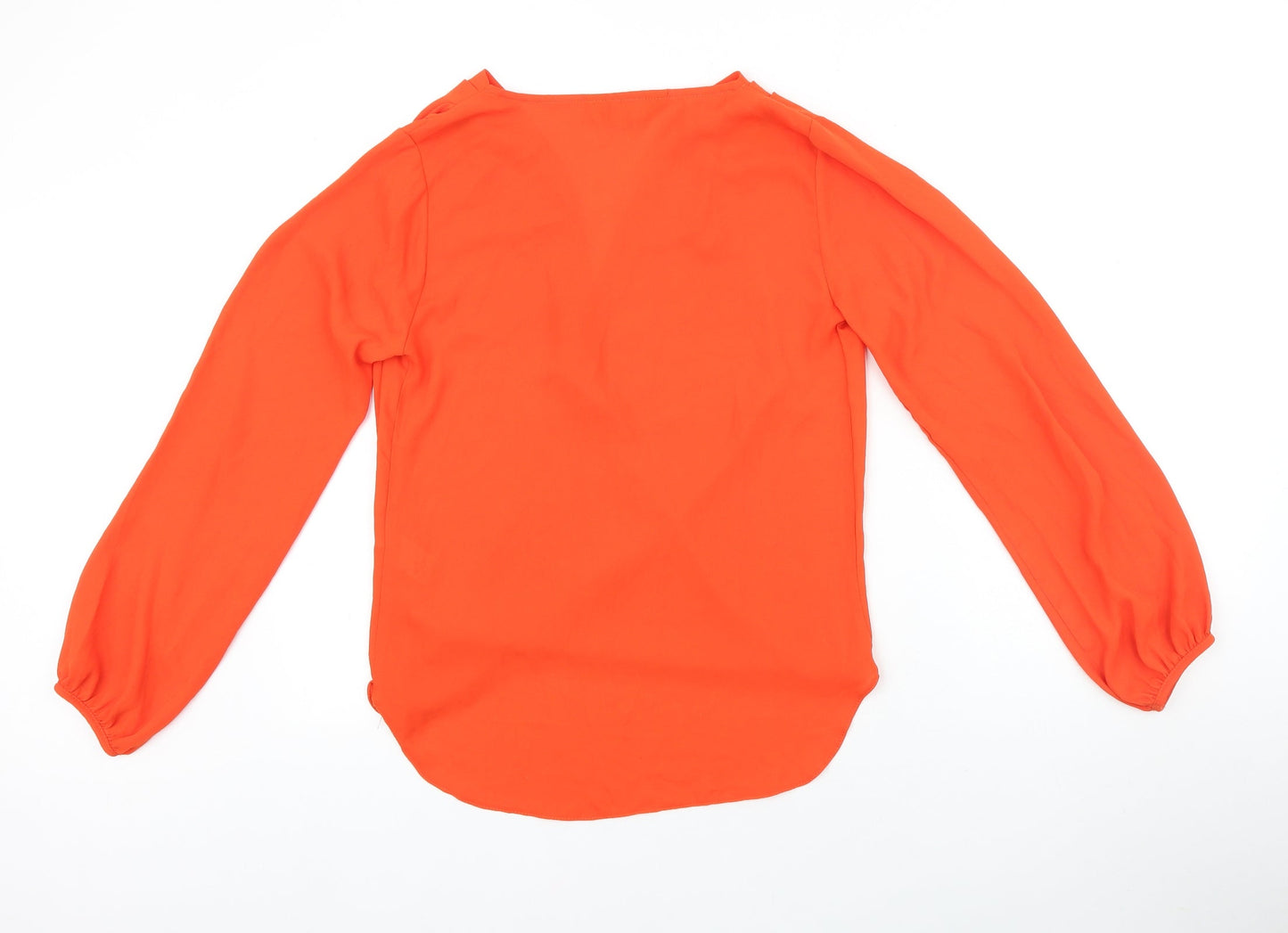 Womens UK Size 8 Dorothy Perkins Orange Basic Blouse