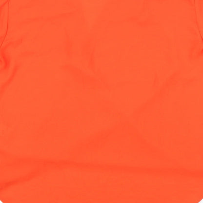 Womens UK Size 8 Dorothy Perkins Orange Basic Blouse
