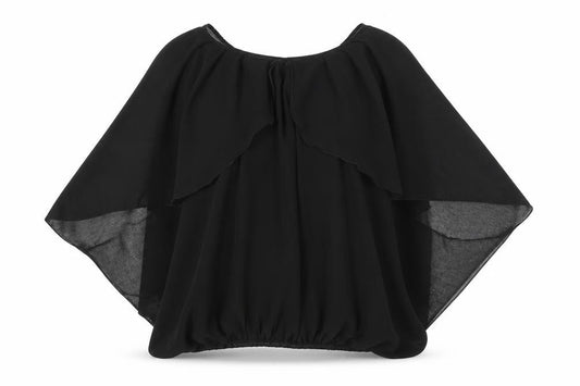 Womens UK Size 12 QED London Black Basic Blouse