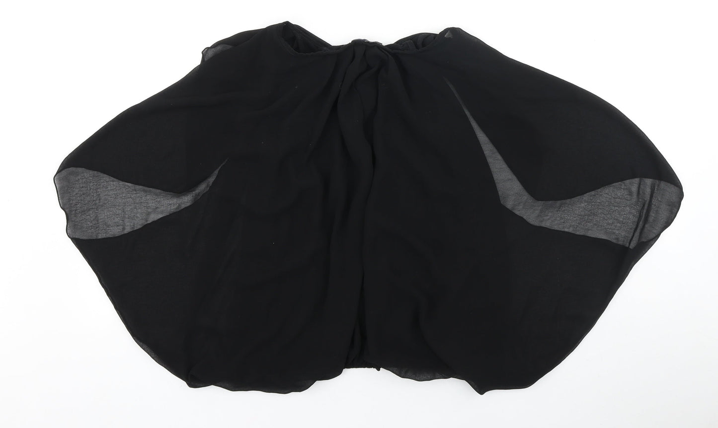 Womens UK Size 12 QED London Black Basic Blouse
