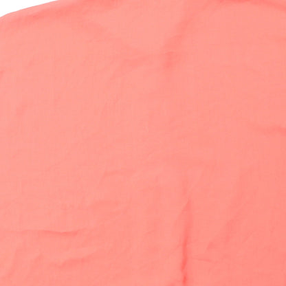 Womens UK Size 12 Atmosphere Orange Basic Button-Up
