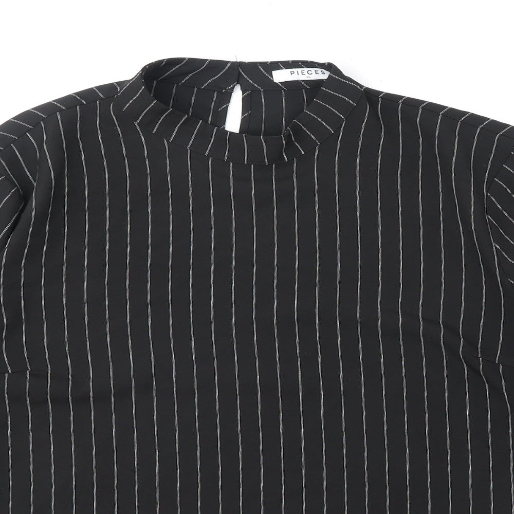 Womens UK Size XL Pieces Black Basic Blouse