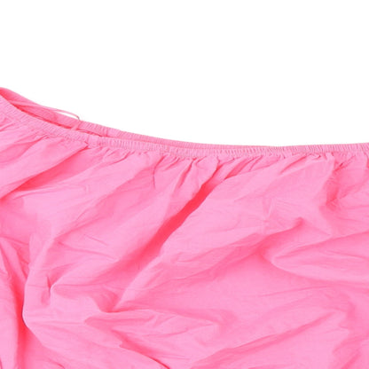 Womens UK Size 20 Marks and Spencer Pink Cropped Blouse