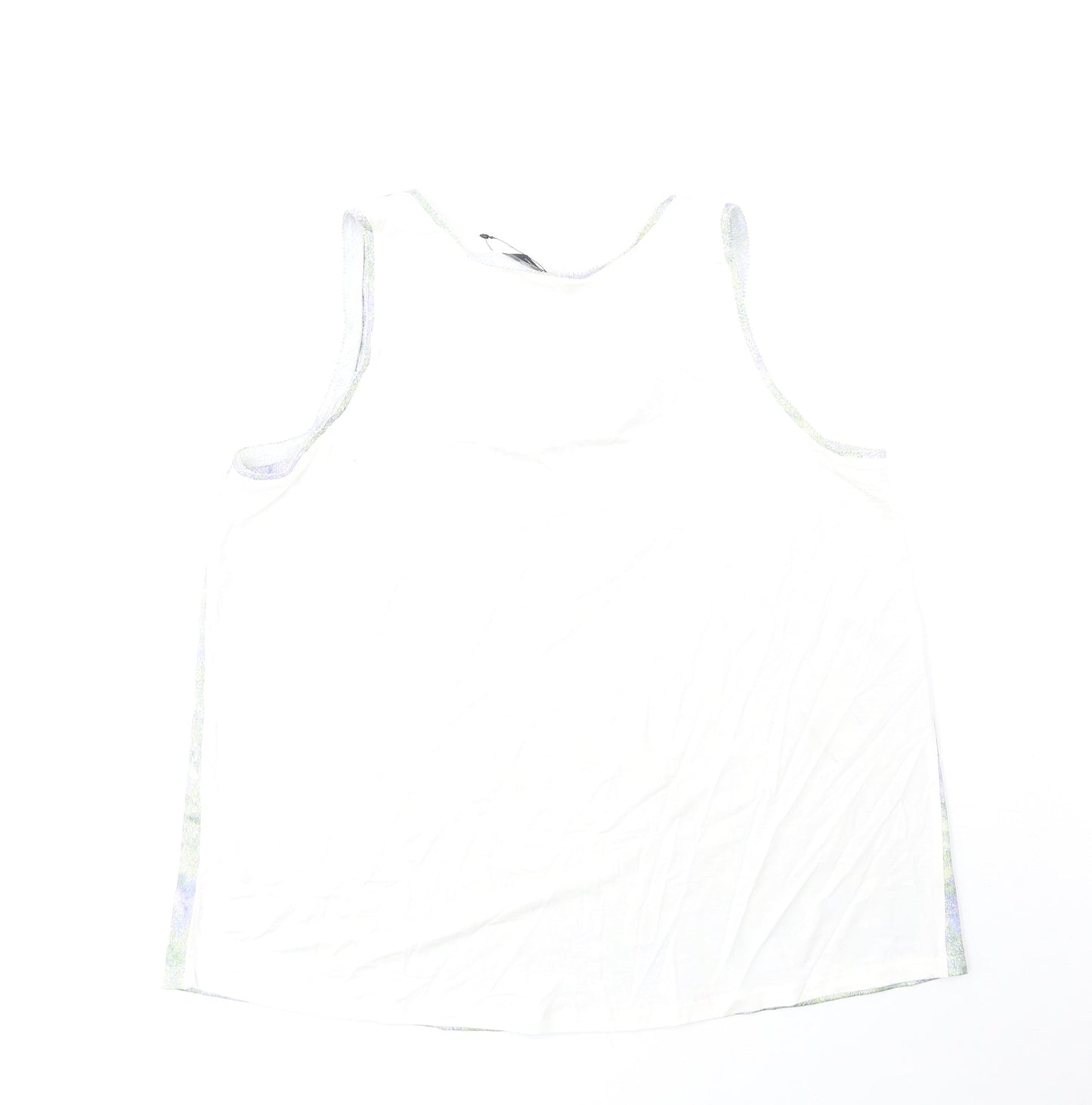 Womens UK Size 10 Marks and Spencer Blue Basic Tank