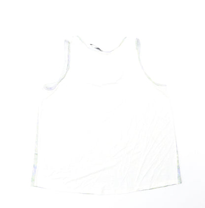 Womens UK Size 10 Marks and Spencer Blue Basic Tank
