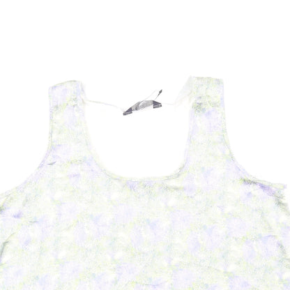 Womens UK Size 10 Marks and Spencer Blue Basic Tank