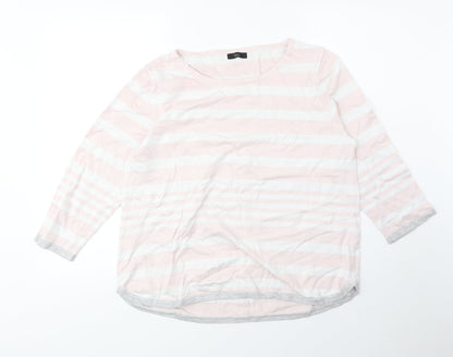 Womens UK Size 18 M&Co Pink Pullover Jumper